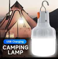 Lampa LED wisząca camping