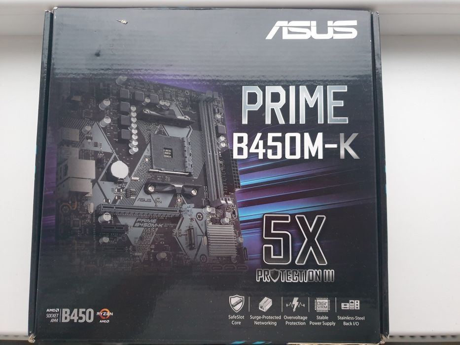 Материнська плата ASUS PRIME B450-K