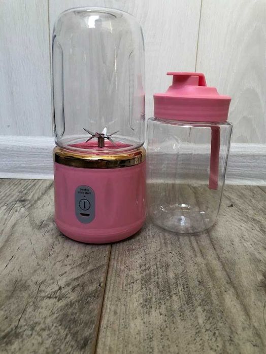 Портативний блендер USB, новий, рожевий