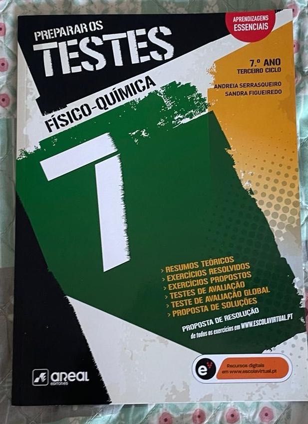 Livros de Fichas e de Preparação para Teste do 6 ao 8 ano