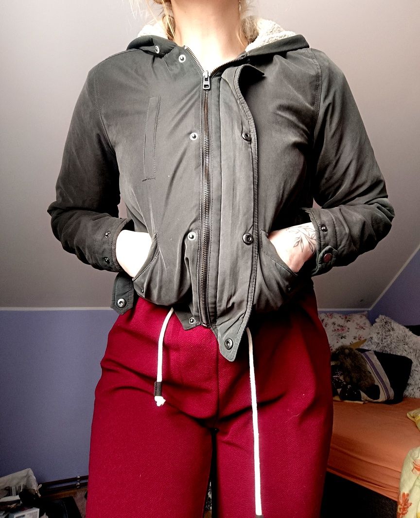 Kurtka only xs krótka khaki wiosna
