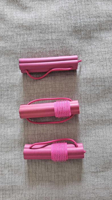 3 Rolos cabelo com velcro