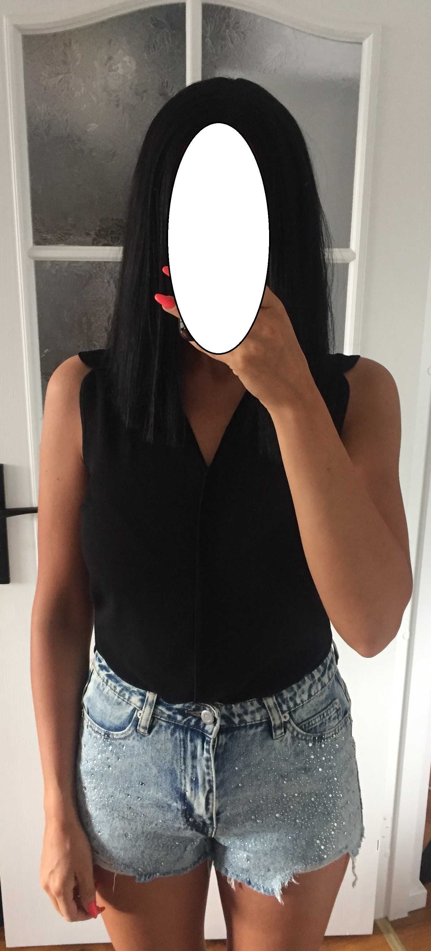 Cropp krótkie spodenki jeansowe szorty rozmiar S cyrkonie
