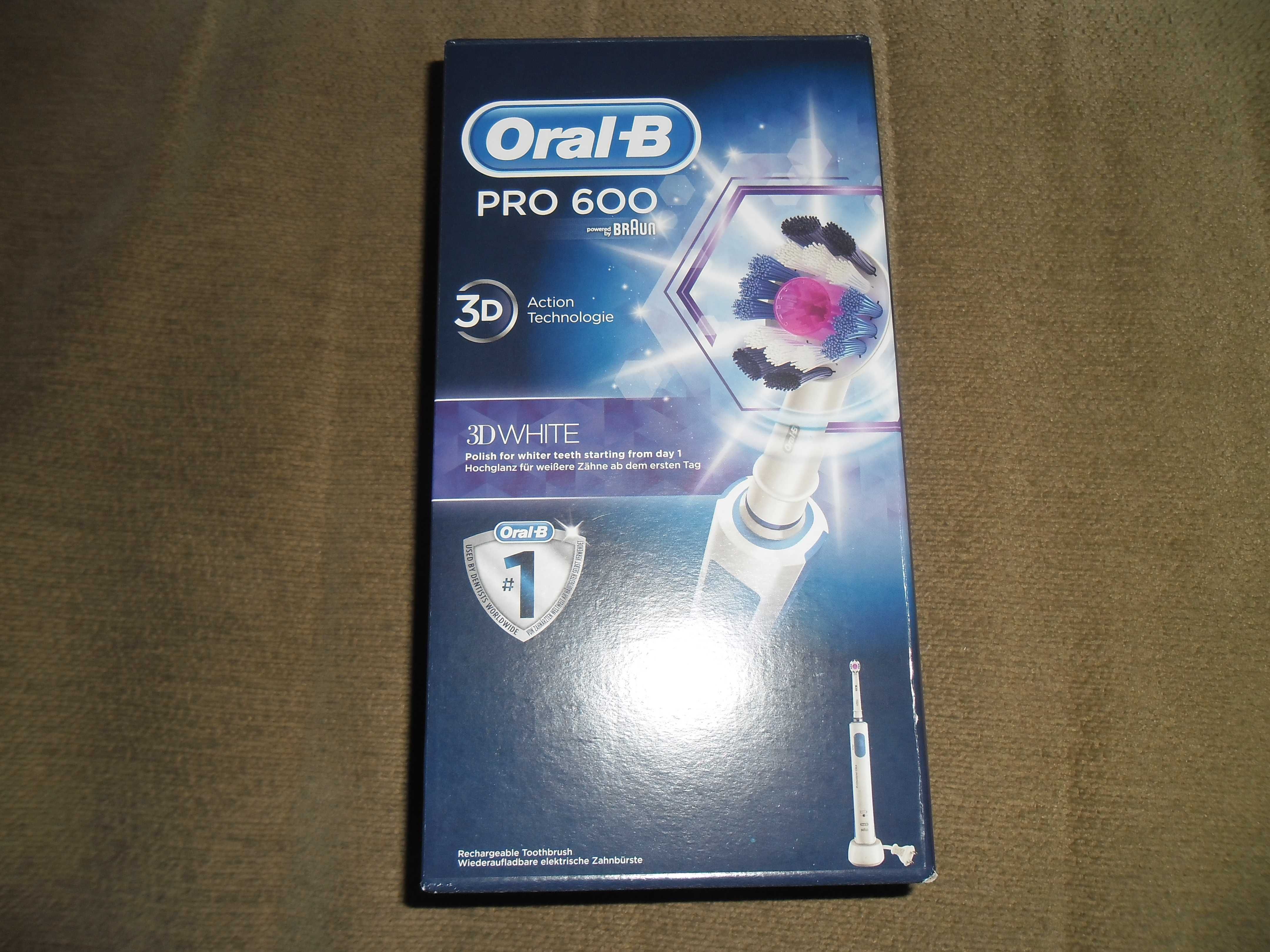 Nowa szczoteczka elektryczna Oral-B Pro 600 3D White