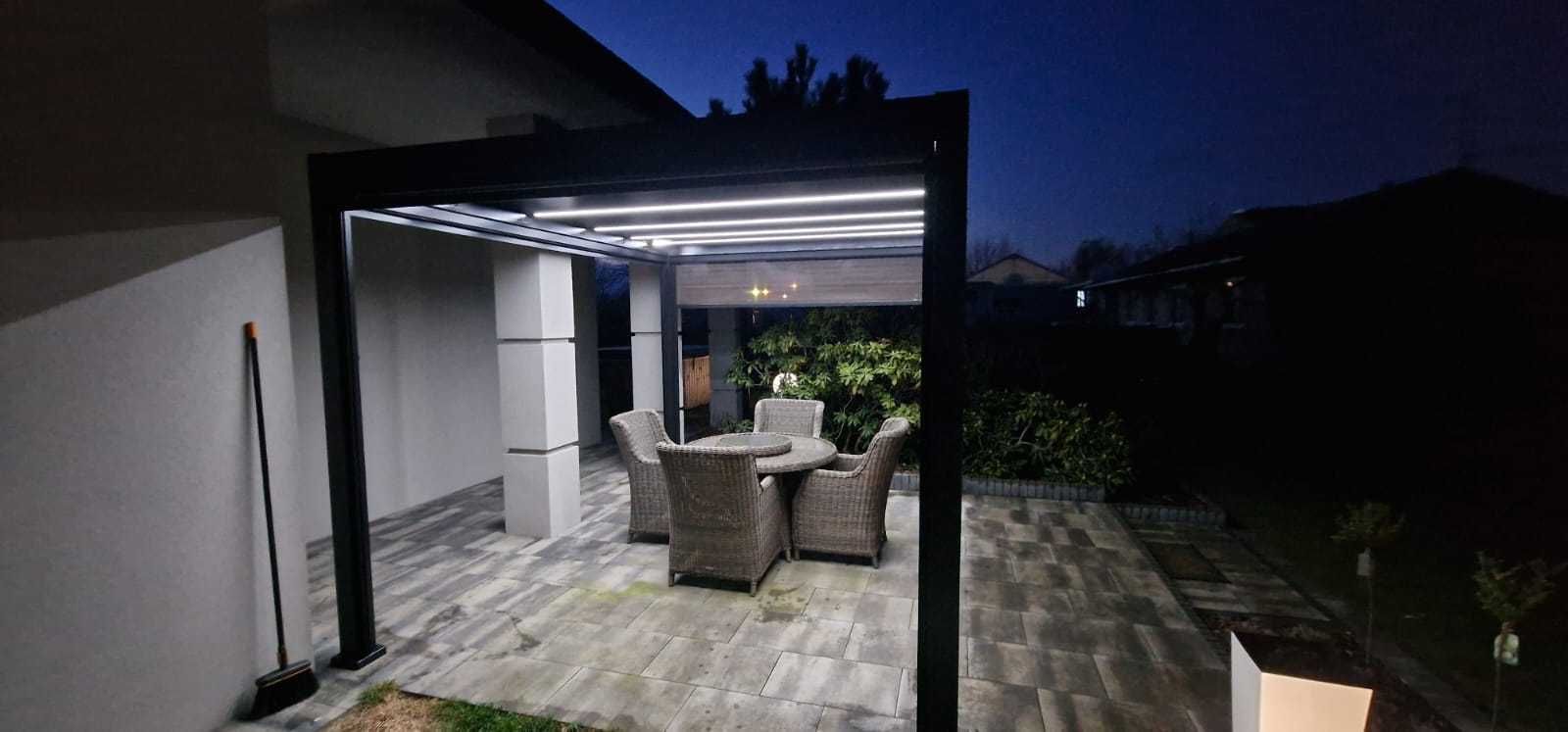 Pergola Ogrodowa 3x3 Zadaszenie Tarasu Lamele