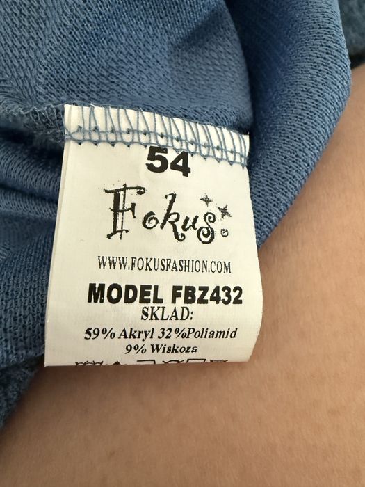 Elegancka bluzka/narzutka damska z rekawem kimono Fokus