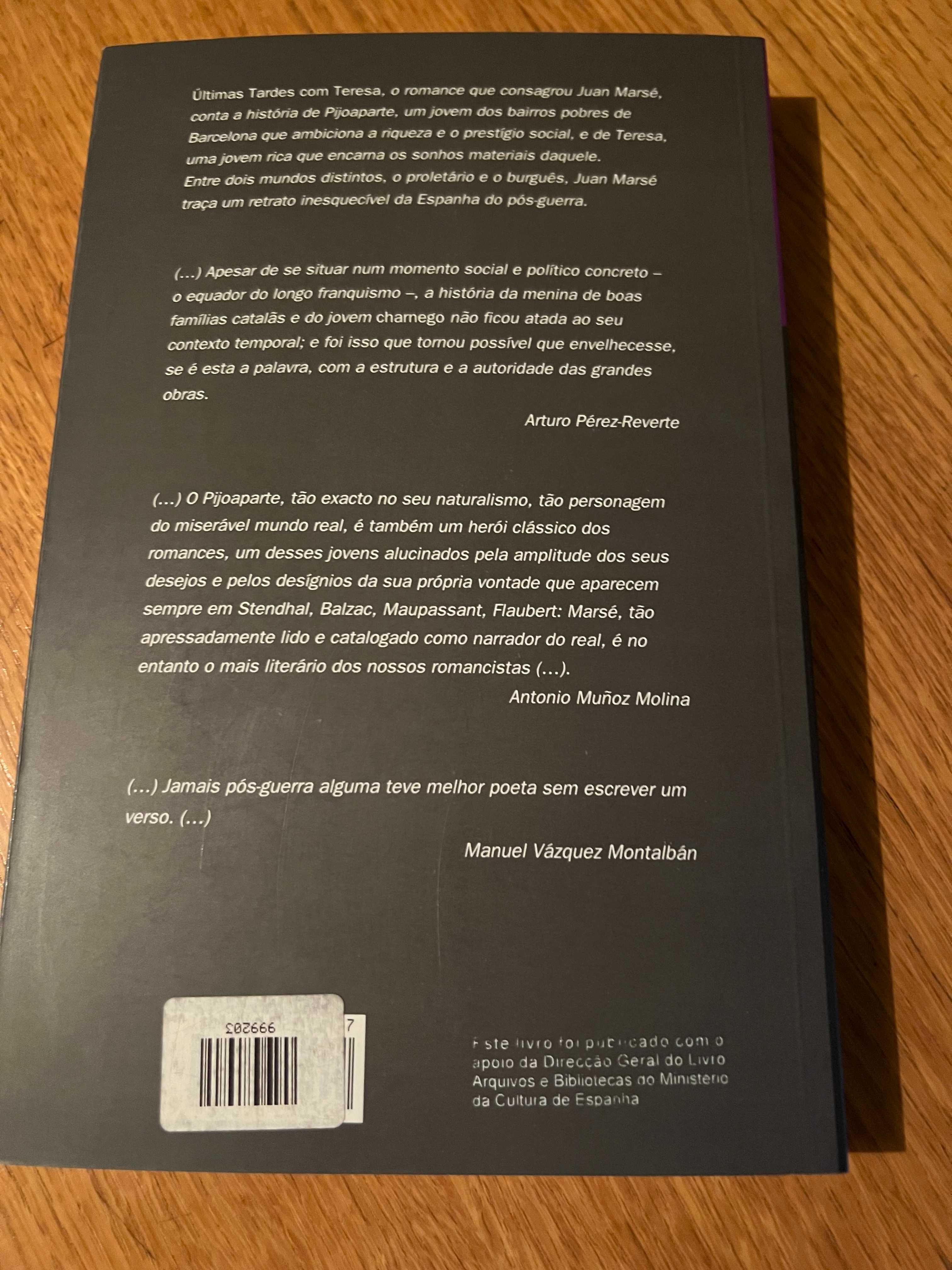 Últimas tardes com Teresa      JUAN MARSÉ