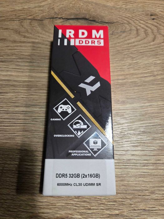 Nowa pamięć RAM GoodRam IRDM DDR5 32GB (2 x 16GB) 6000 Cl30 czarna