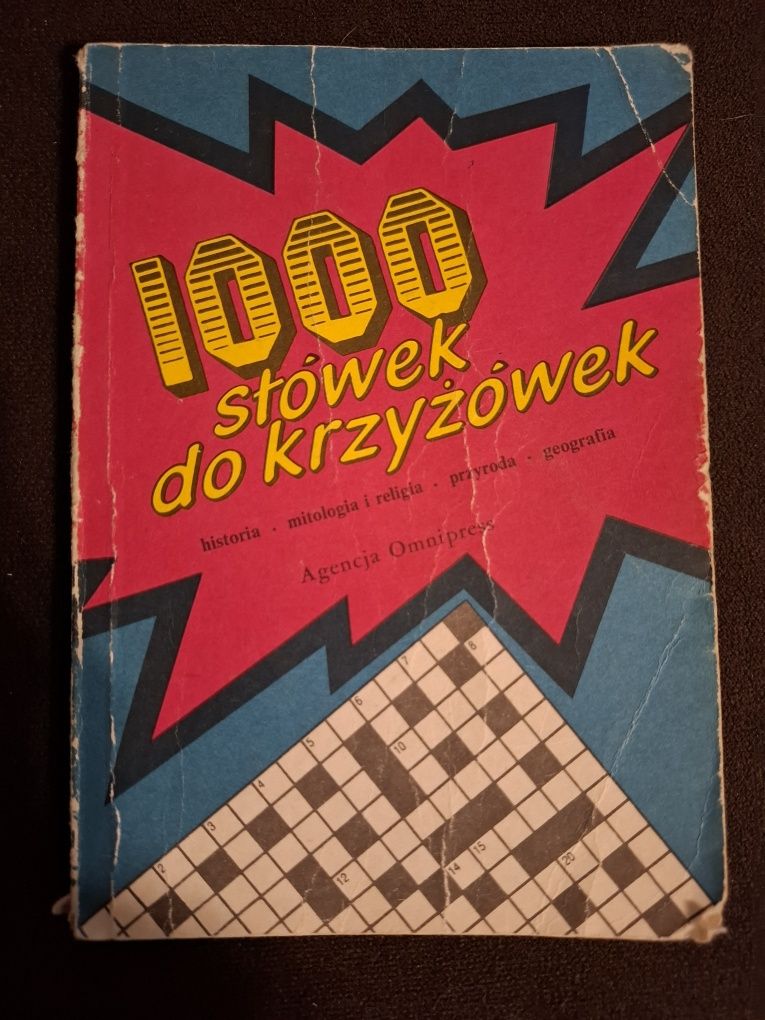 1000 słówek do krzyżówek - zestaw 3 części