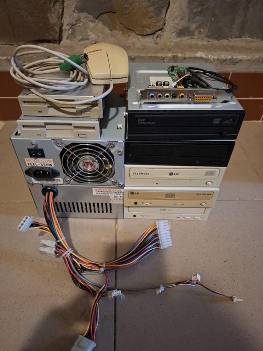 Części komputerowe 486 pentium dyskietki CD