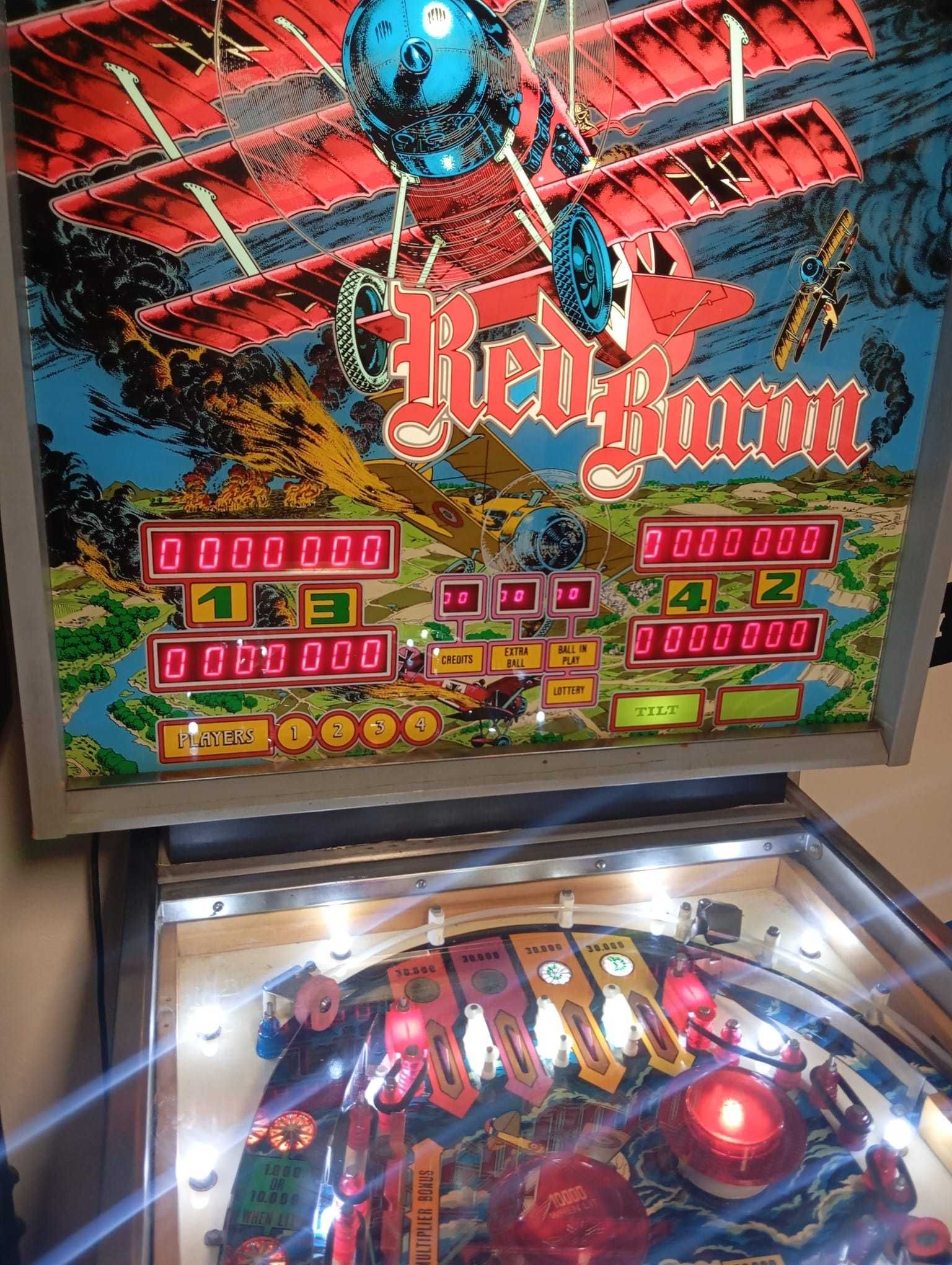 Maquina Flipper Pinball Red Baron