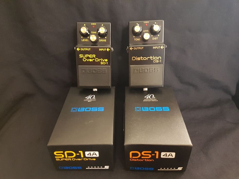 Boss 40th Aniversary DS-1 e SD-1