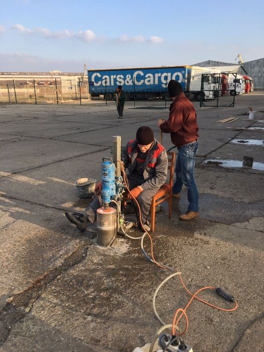 Алмазная резка бетона, сверление отверстий в бетоне. Демонтаж.