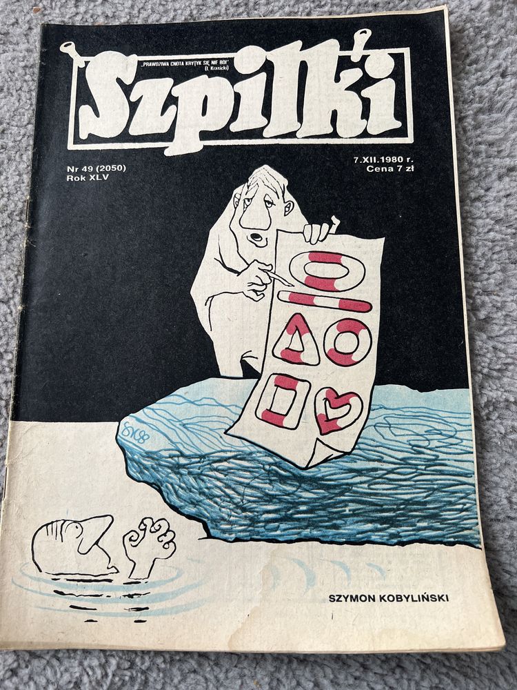 Gazeta szpilki 7 grudnia 1980 nr 49 (2050) - kolekcja gazet PRL