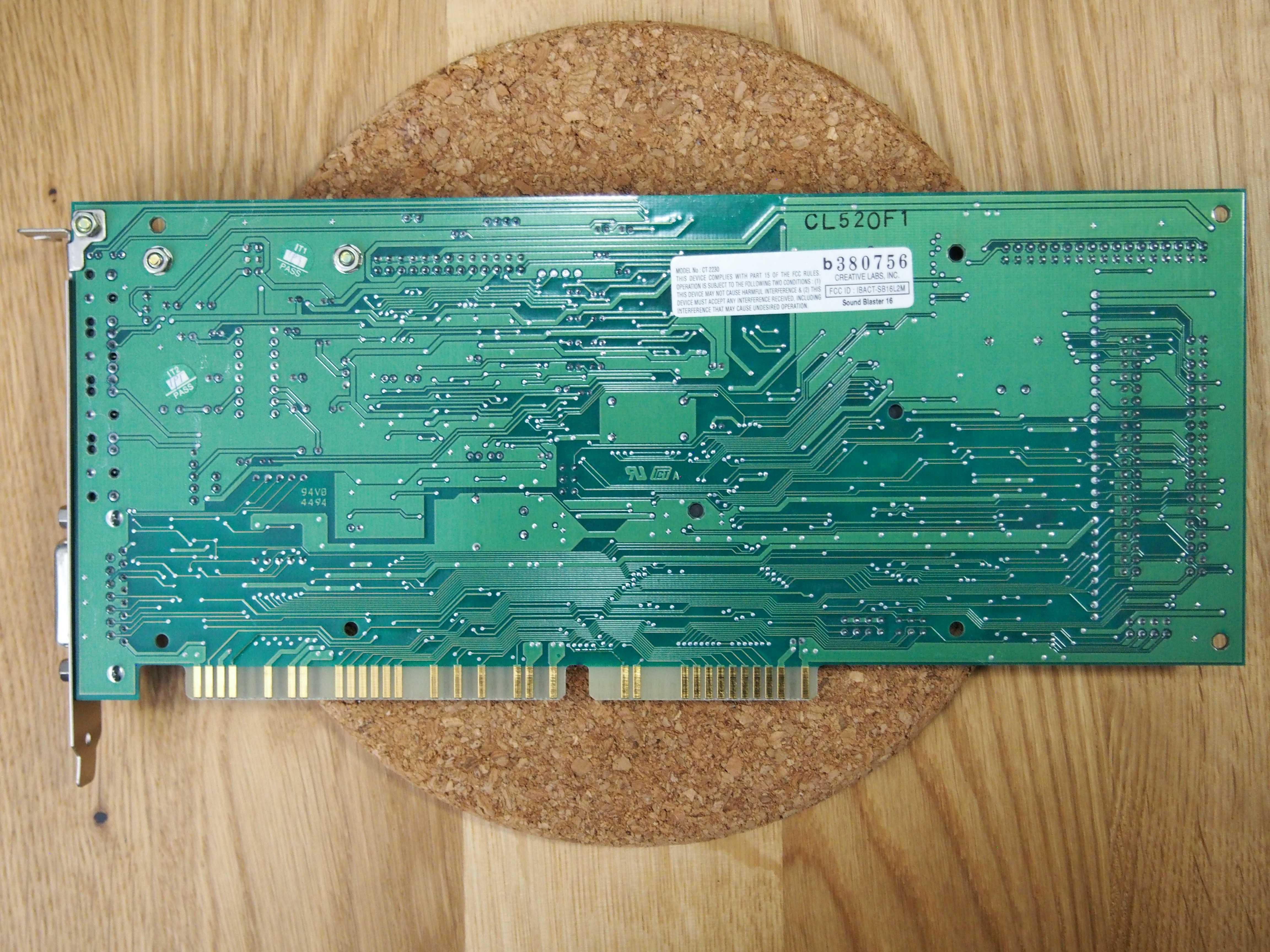 Karta dzwiękowa Sound Blaster 16 model CT2230