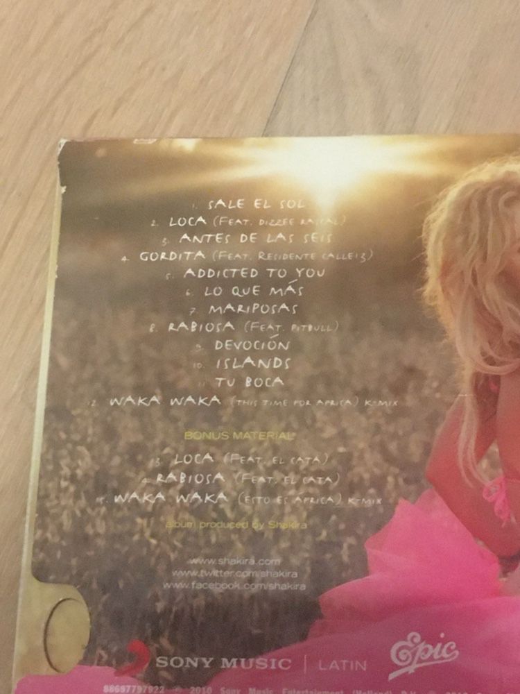 Shakira „Sale el Sol” płyta CD