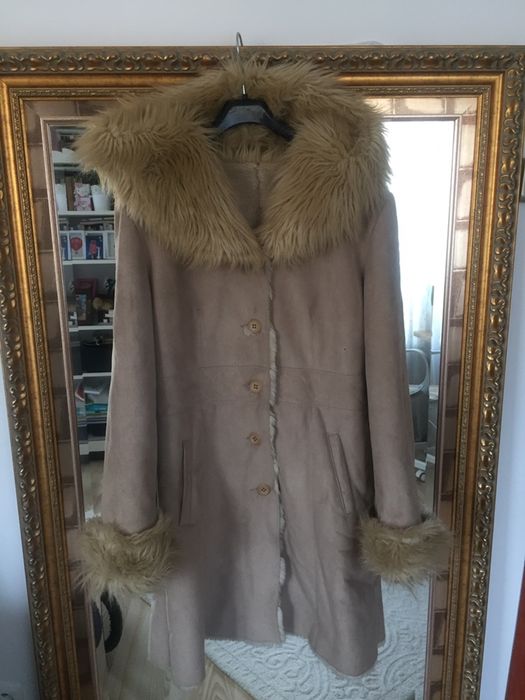 Kożuch CONMAR z kapturem M /38/salon 349 zł