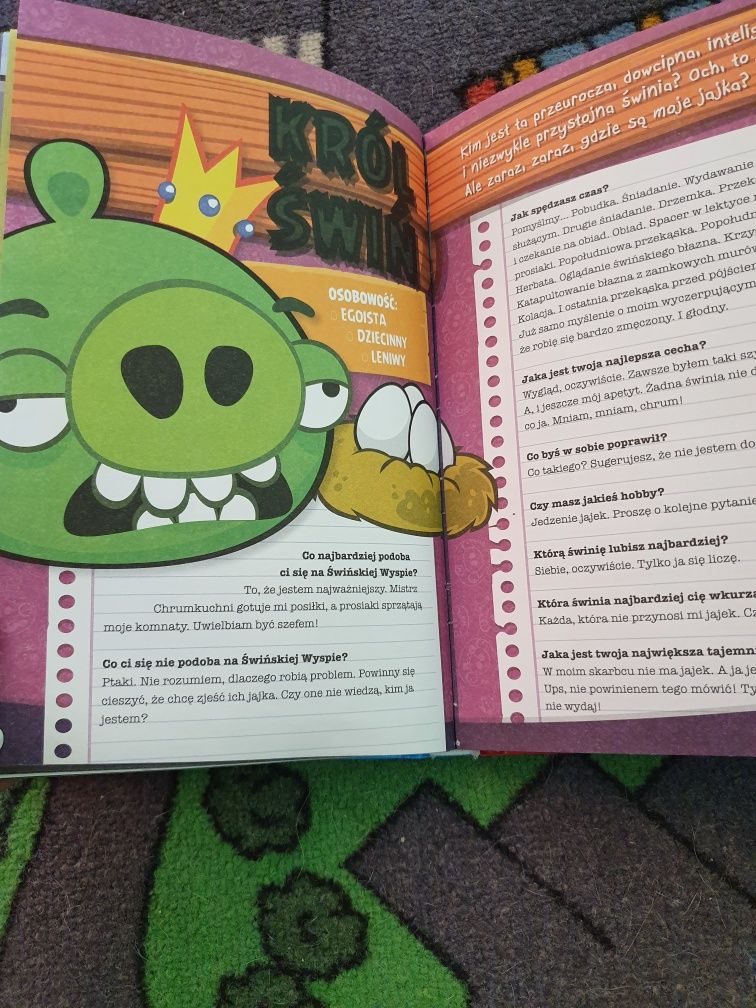 Książka dla dzieci Angry Birds encyklopedia