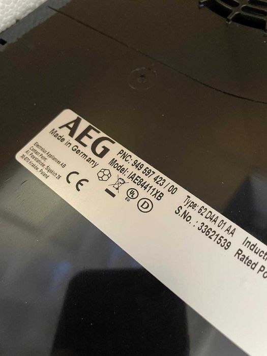 PŁYTA INDUKCYJNA AEG IAE84411XB Rama ze stali nierdzewnej