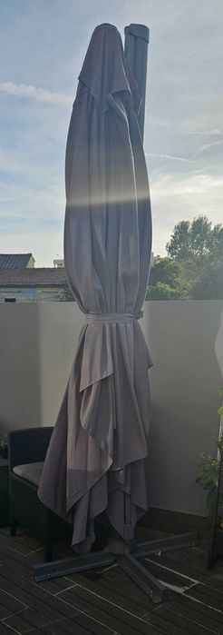 Guarda sol 3x4 cinzento