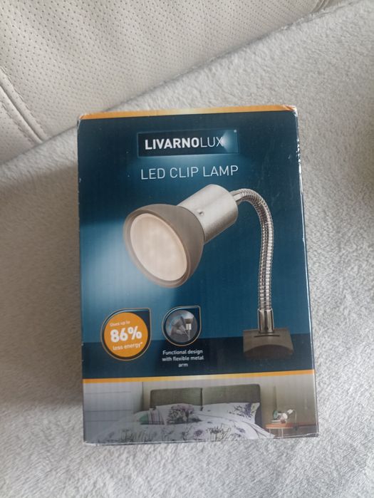 Lampka LED z klipsem