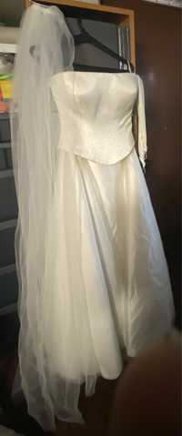 Suknia ślubna (spódnica i gorset) 38