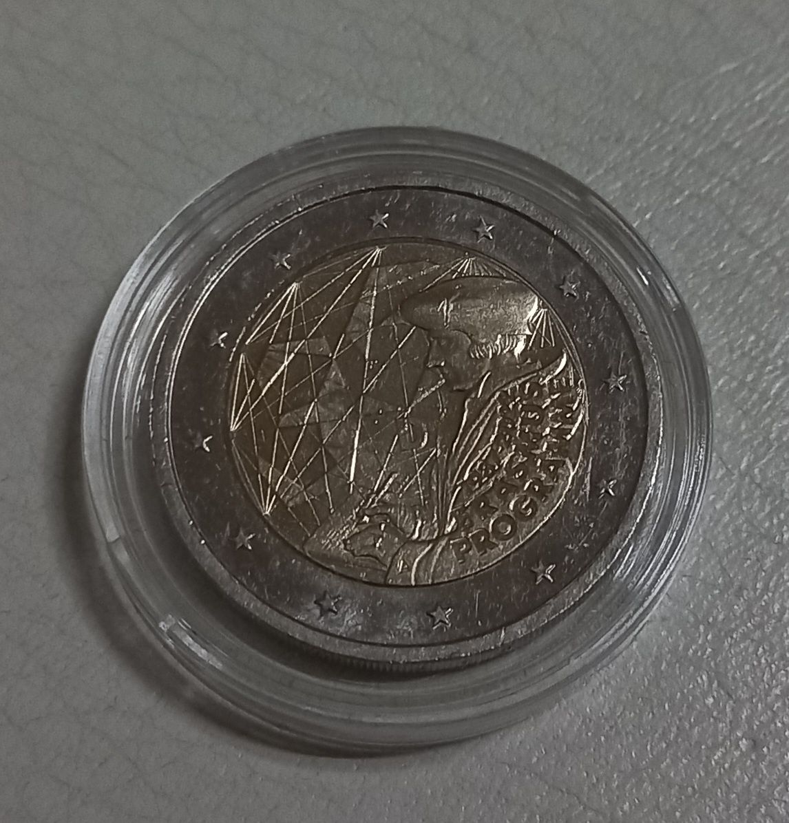 2 euro Erasmus 2022 r. Niemcy w kapslu