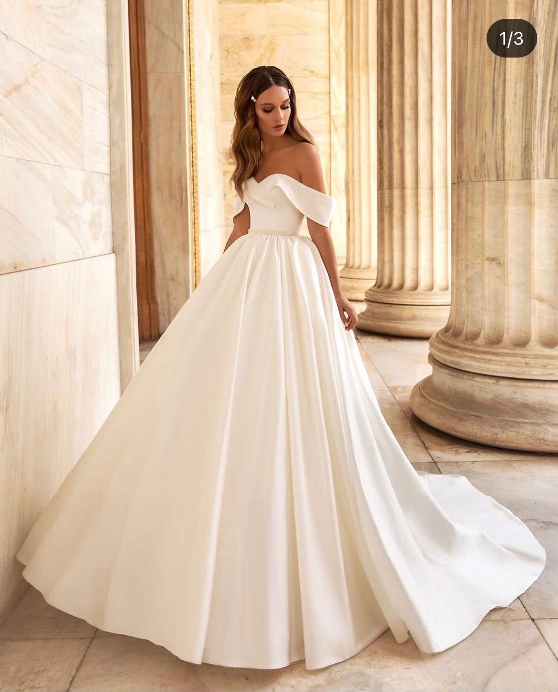 Весільна сукня з шовку Іспанія