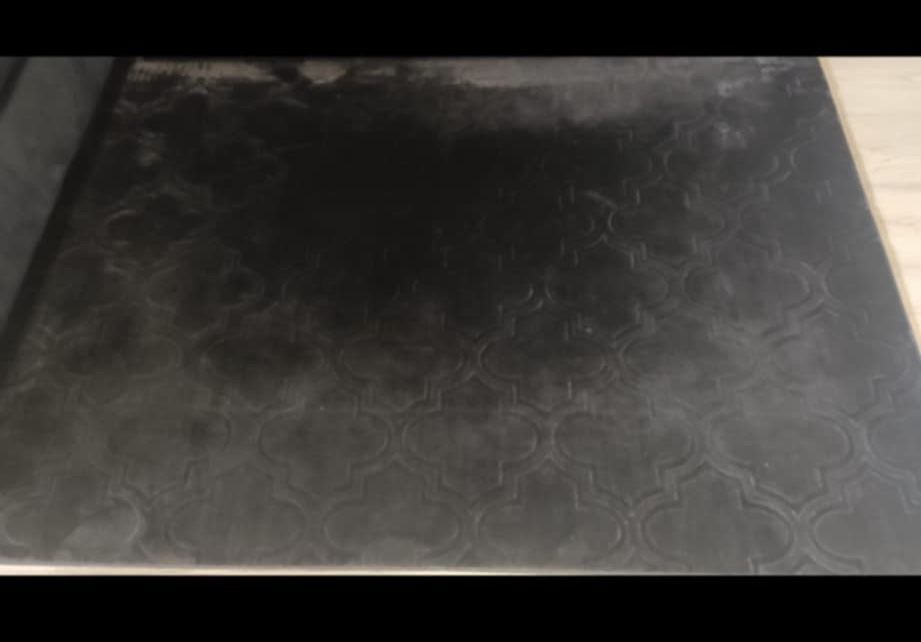 Dywan domowy czarny 160x130