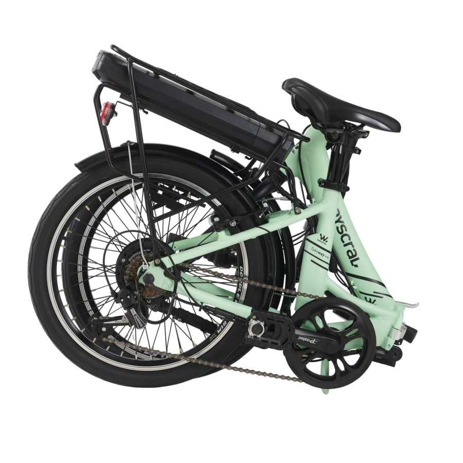 Bicicleta eléctrica dobrável WAYSCRAL Takeaway E100 ÓPTIMO ESTADO