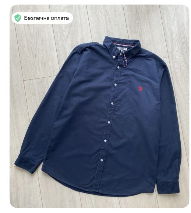 Us polo assn чоловіча сорочка, брендова сорочка, рубашка