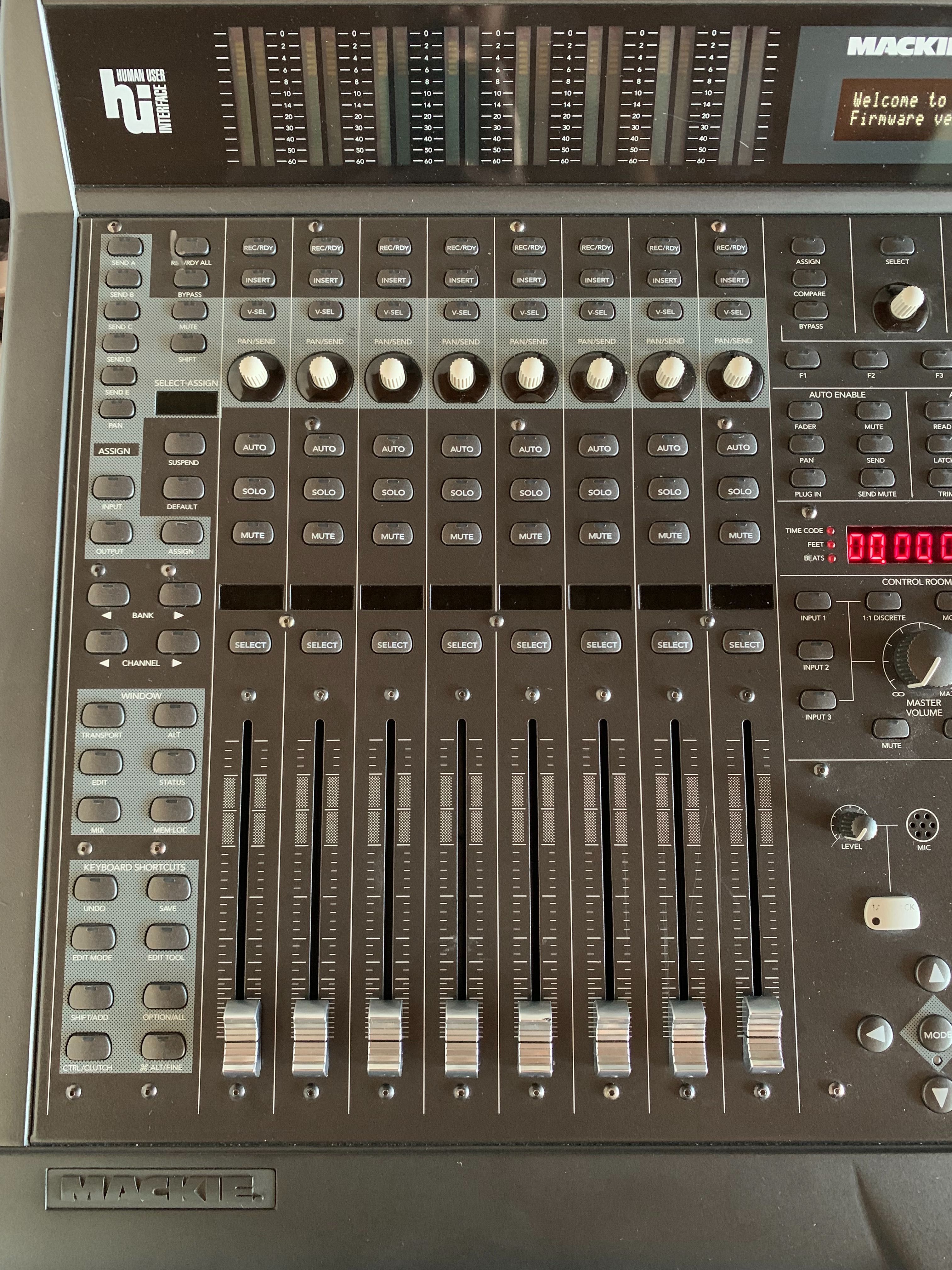 Mackie Control HUI Mesa mistura digital Mixer