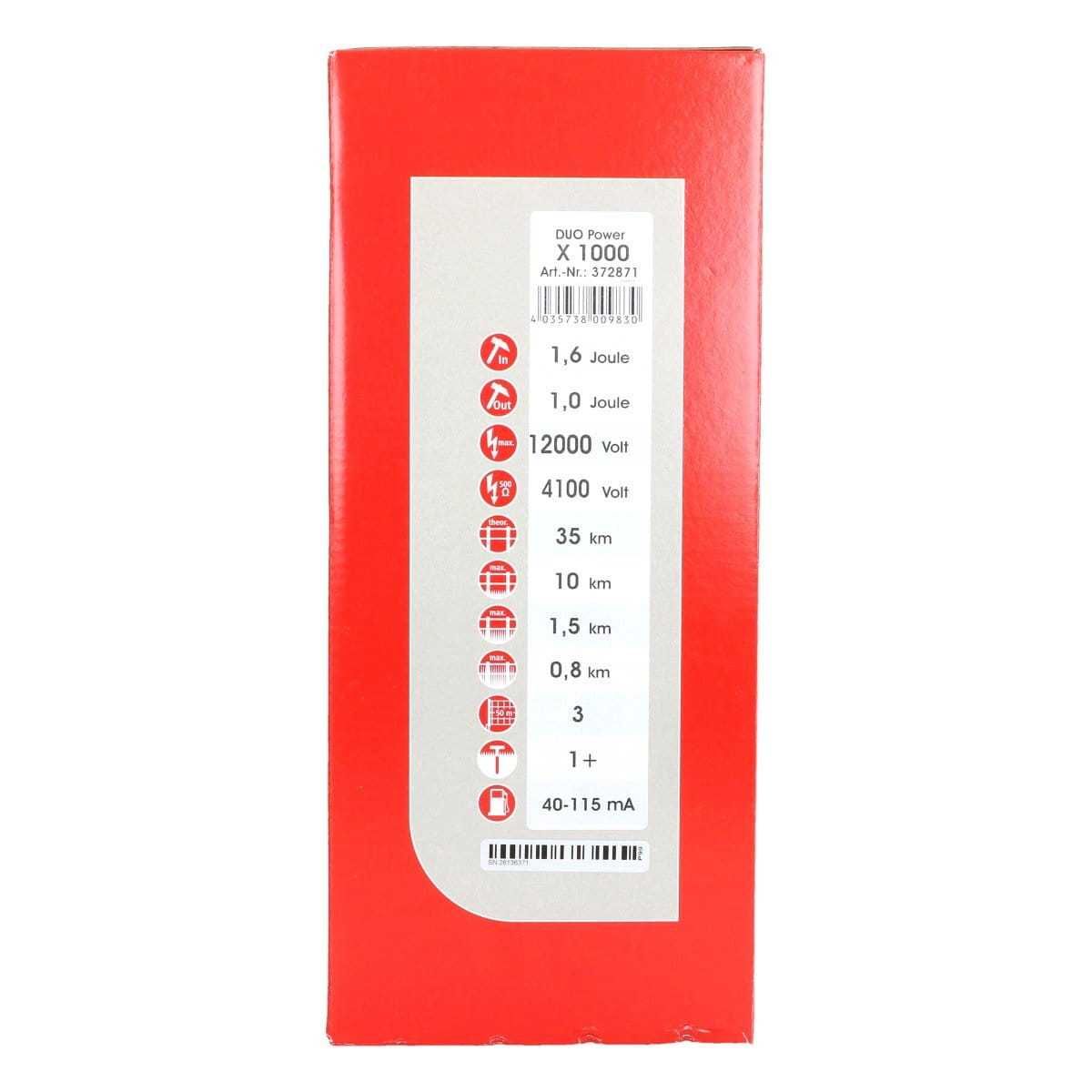 Elektryzator uniwersalny AKO X1000 dla koni, bydła, owiec i kóz