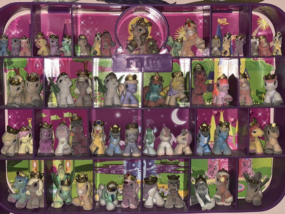 Поні Filli та my little pony з замком, будиночком і каруселлю