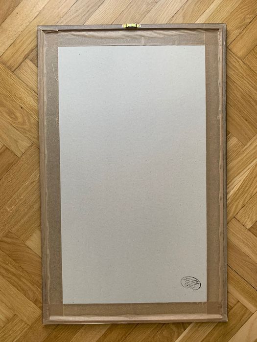 Oprawiony plakat zawodów narciarskich „Camionati mondiali di sci”