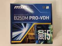 Procesor Intel I5 7400 oraz płyta główna MSI B250m PRO-VDH