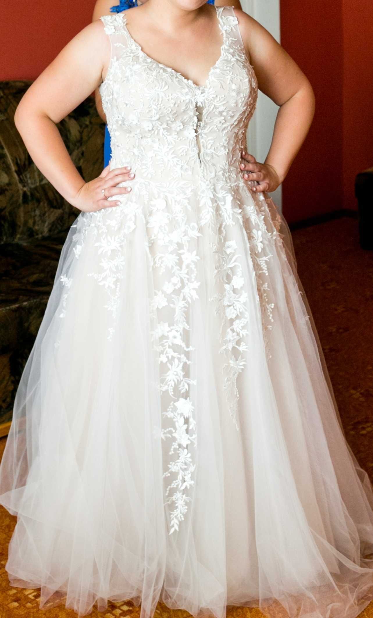 Przepiękna suknia ślubna plus size