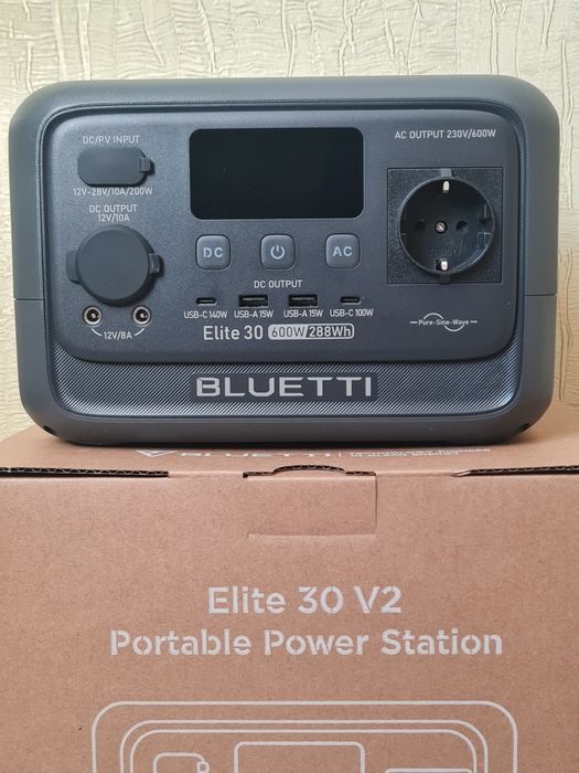 Зарядная станция  BLUETTI Elite 30 V2 600W 288Wh EU