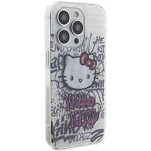 Etui Hello Kitty IML Kitty On Bricks Graffiti na iPhone 13 Pro / 13 -