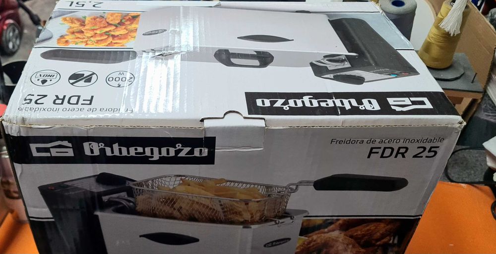 FRITADEIRA DE AÇO INOXIDÁVEL FDR 25 - Orbegozo