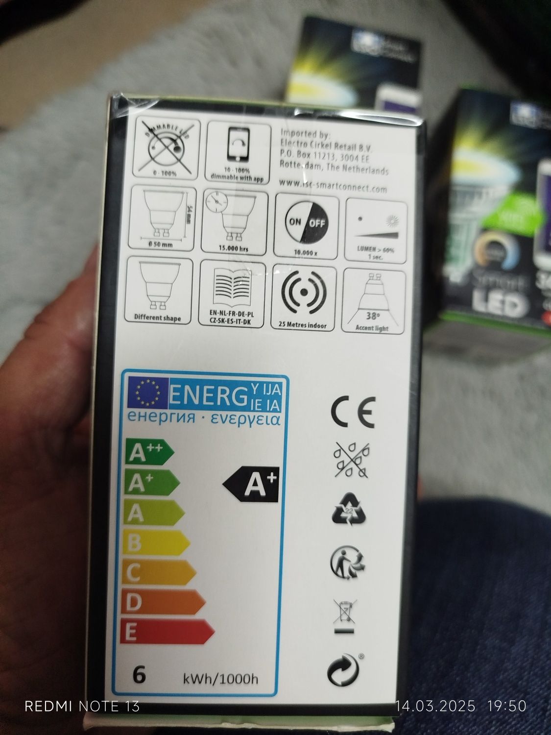 Żarówka Smart LED GU10 (wifi)