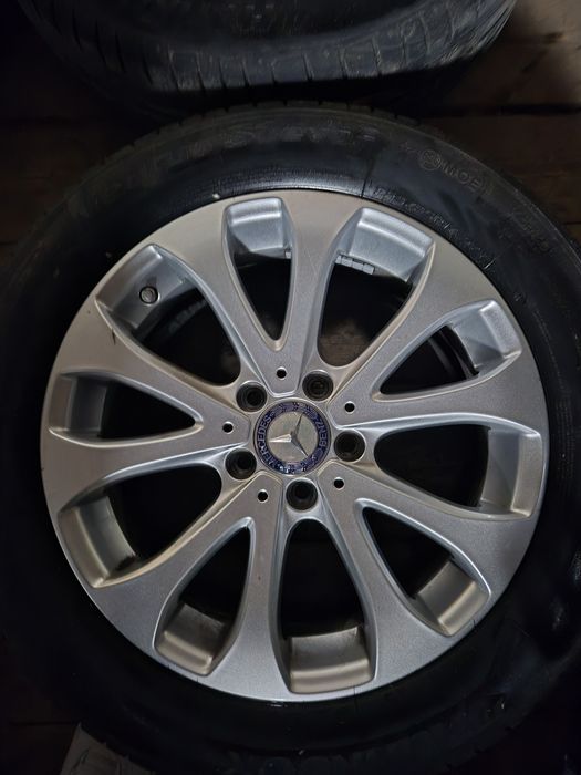 Koła felgi mercedes E klasa w213 z czujnikami ciśnien.opony 225/55/17