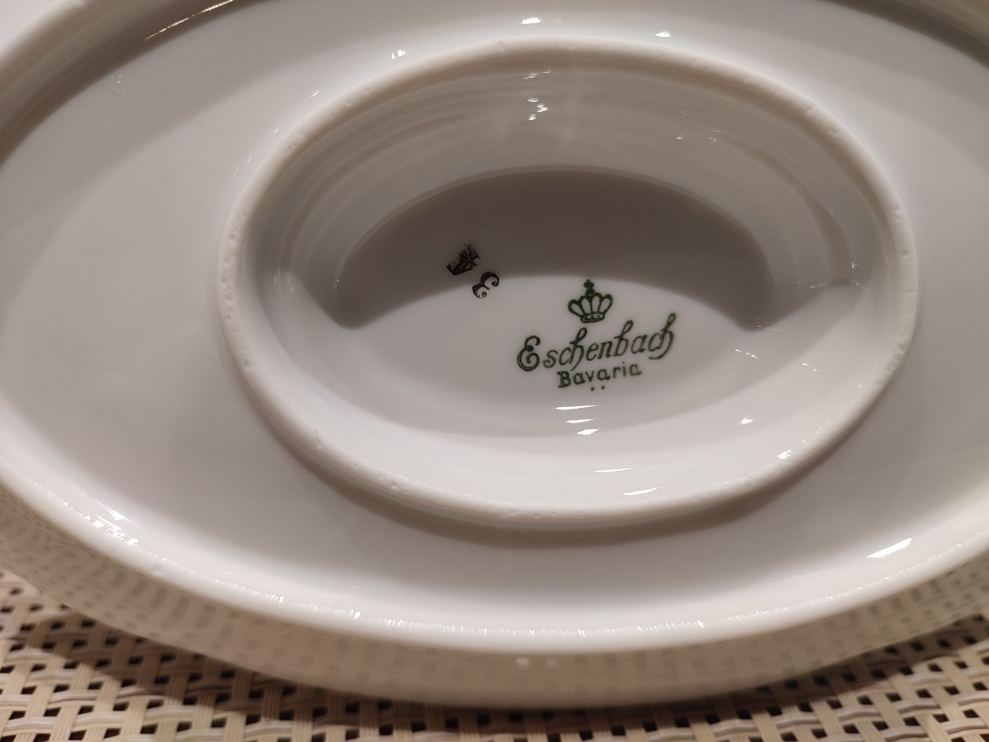 Śliczna stara sosjerka porcelana Eschenbach Bavaria