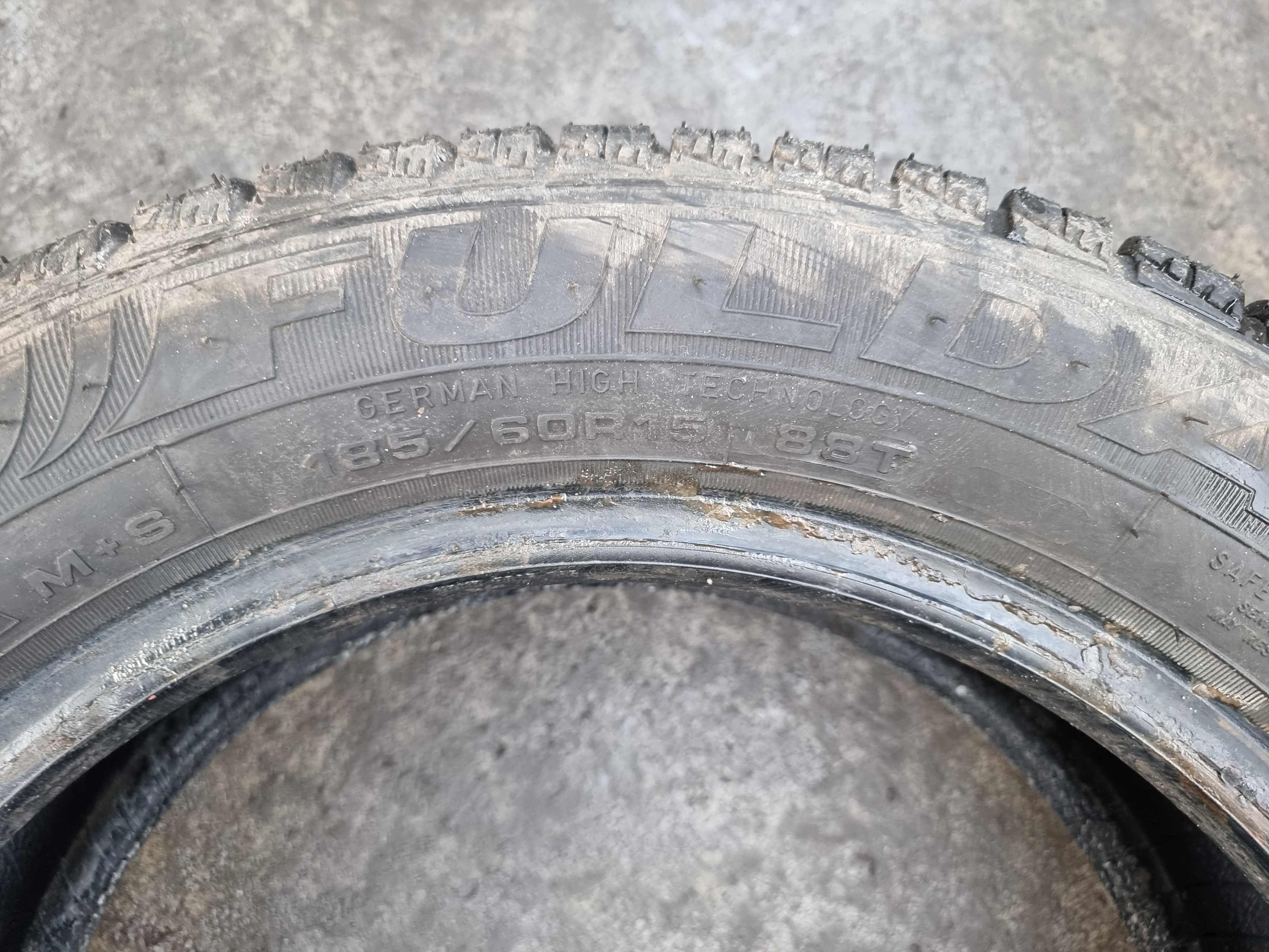 Opony komplet 185/60/15 2023 r. Fulda Montero 3 DOT 4423 6,5 mm