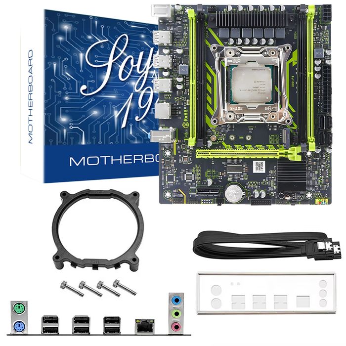 Материнская плата Soyo X99 8d4. Проц Xeon. Кулер.