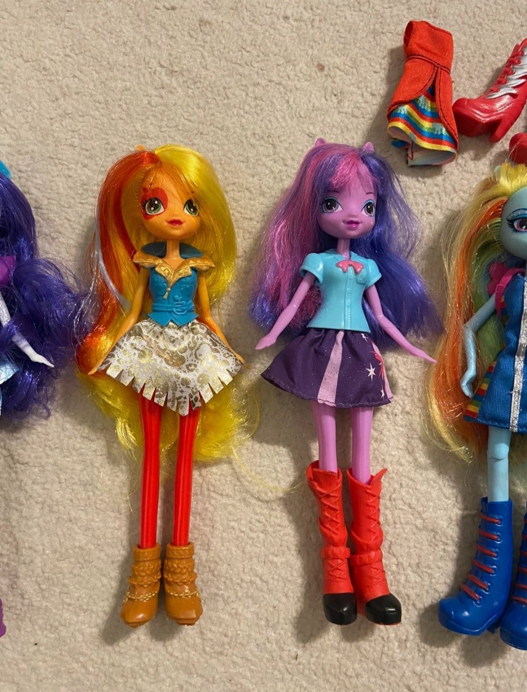 Lalki my little pony 7 sztuk + kilka akcesorii