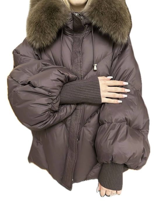 Куртка зимова жіноча оверсайз