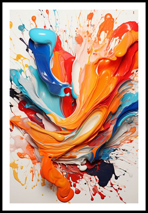 Plakat 61x91,5cm Taneczne Fale