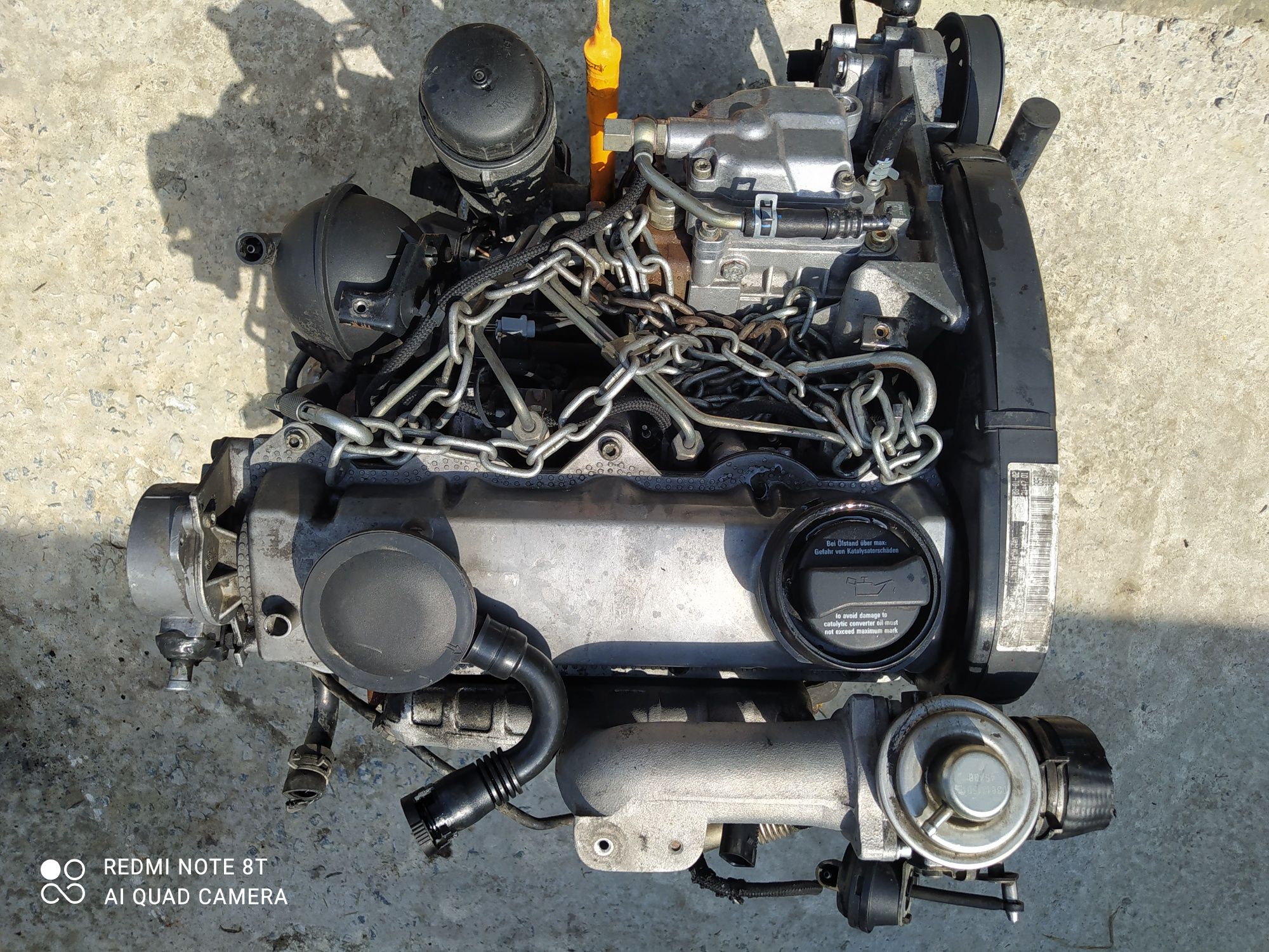 Двигун Мотор Двигатель 1.9TDI ALH Volkswagen Golf Audi Skoda