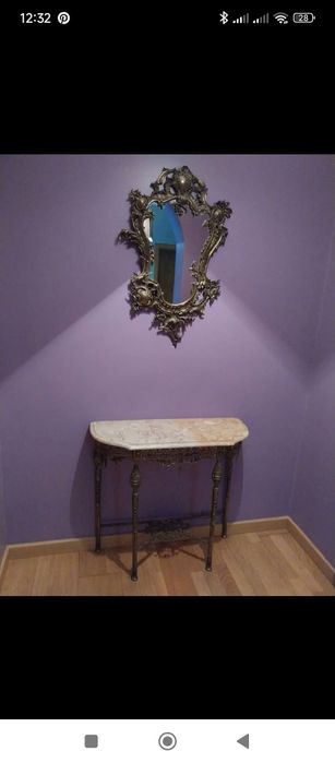 Aparador decorativo em estanho